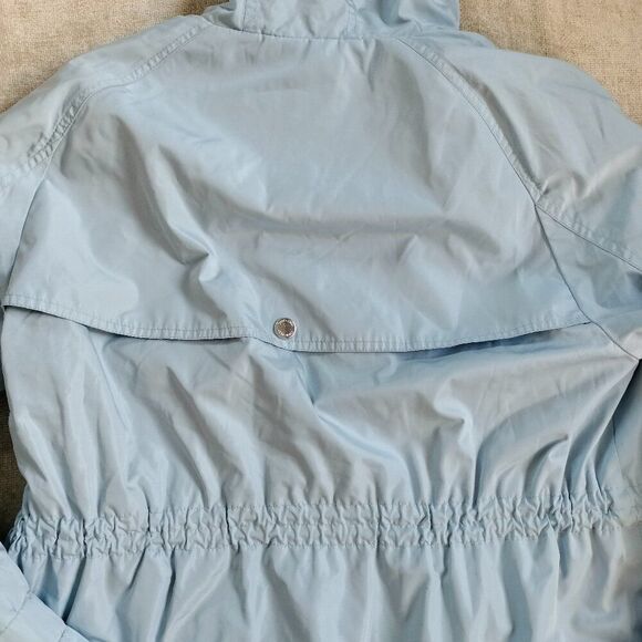 Calvin Klein Baby Blue Drawstring-Waist Utility Windbreaker Jacket Sz L - Picture 14 of 14